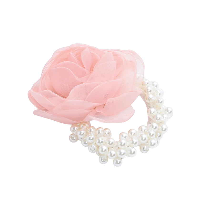 Pearl Petal Scrunchie set