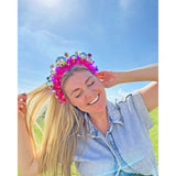 Pink Disco Ball Party Novelty Headband