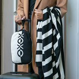 Xoxo Reversible Stripes Blanket Travel Set