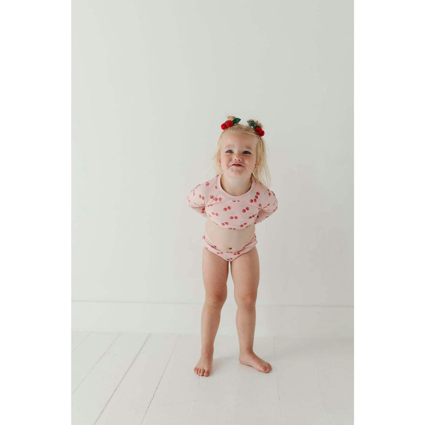 Girl's Crop Two-Piece Swimsuit