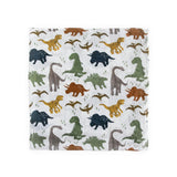 Cotton Muslin Swaddle Blanket - Dino Friends
