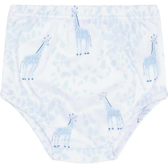 Blue Print Diaper Cover Set