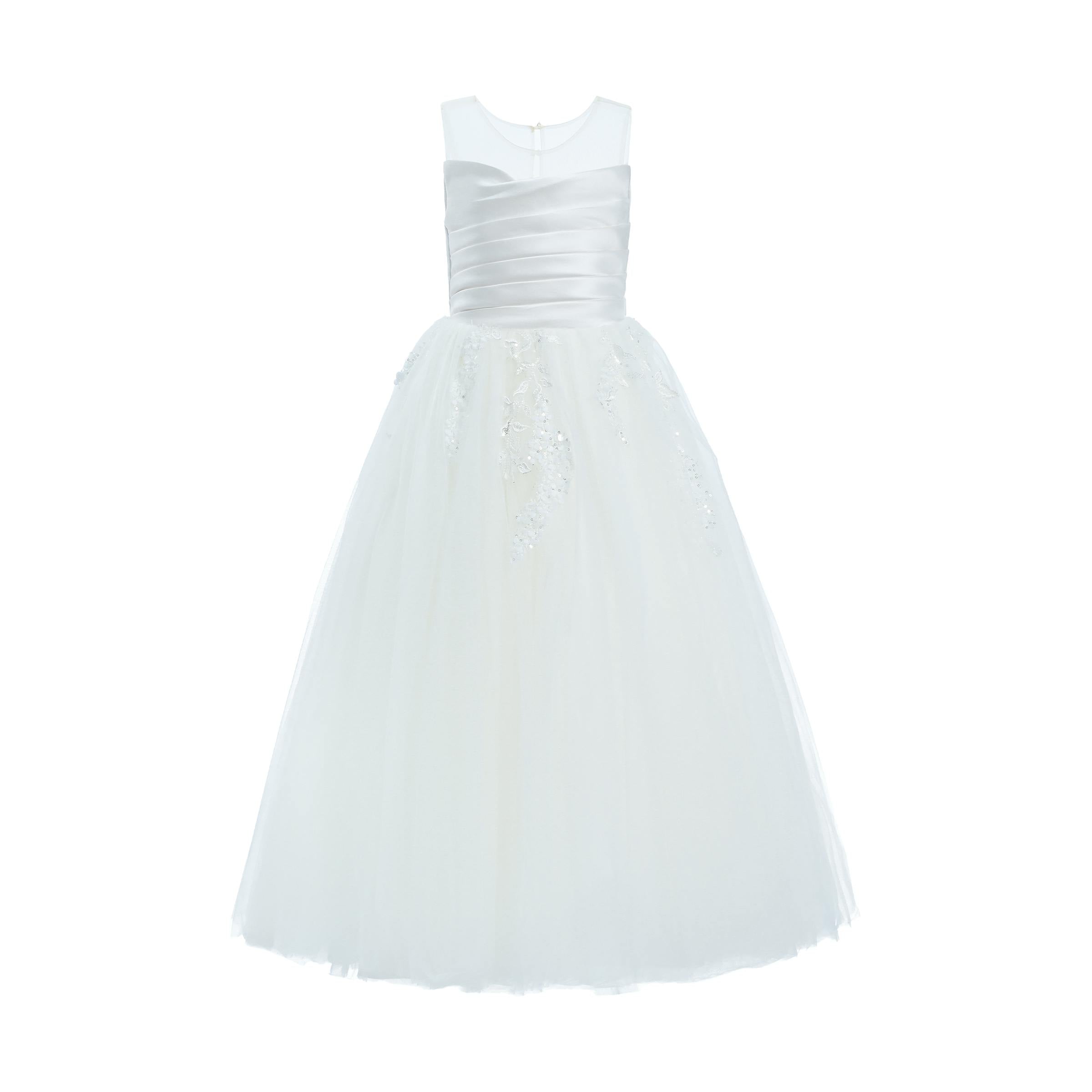 White Sleeveless Vivian Dress