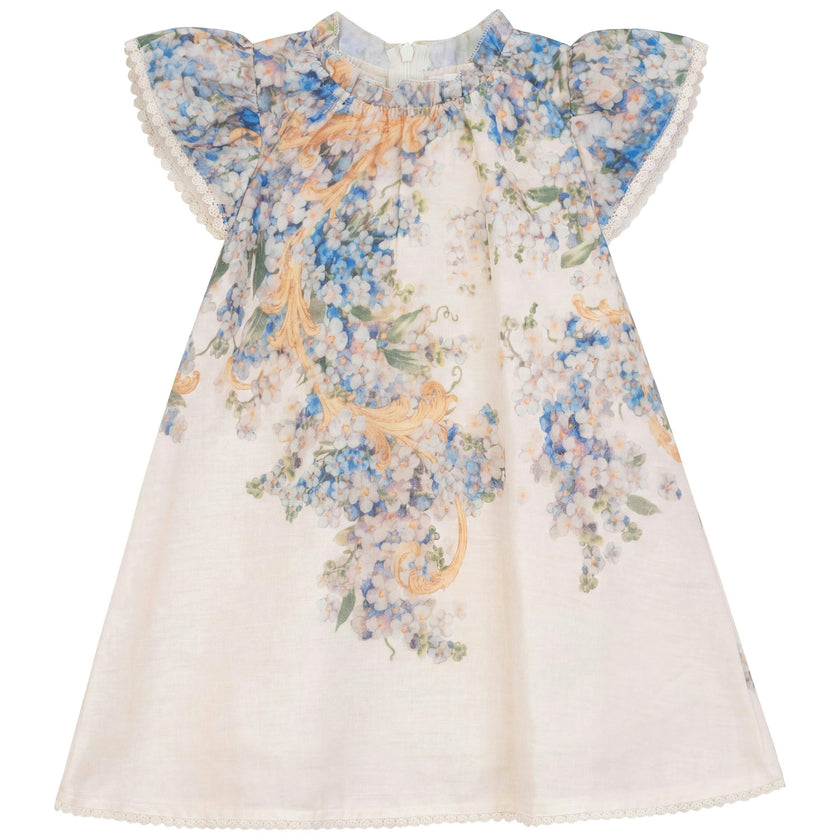 Boarder Floral Dress