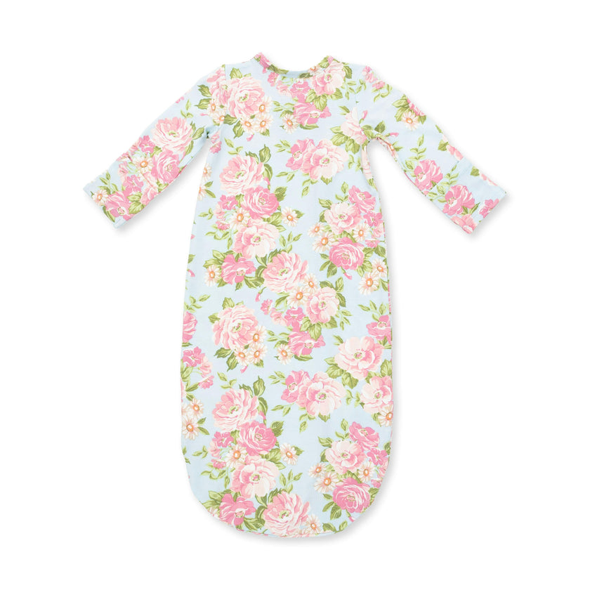 Angeline Floral - Bundle Gown and Knot Headband