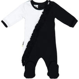 Diagonal Ruffle Footie