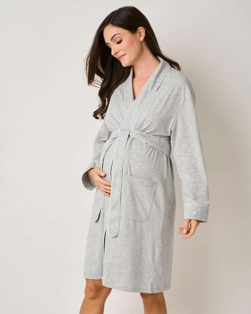 The Essential Maternity Set - Light Heather Grey & Grey Stars