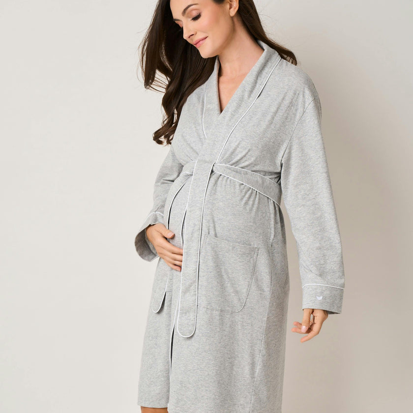 The Essential Maternity Set - Light Heather Grey & Grey Stars