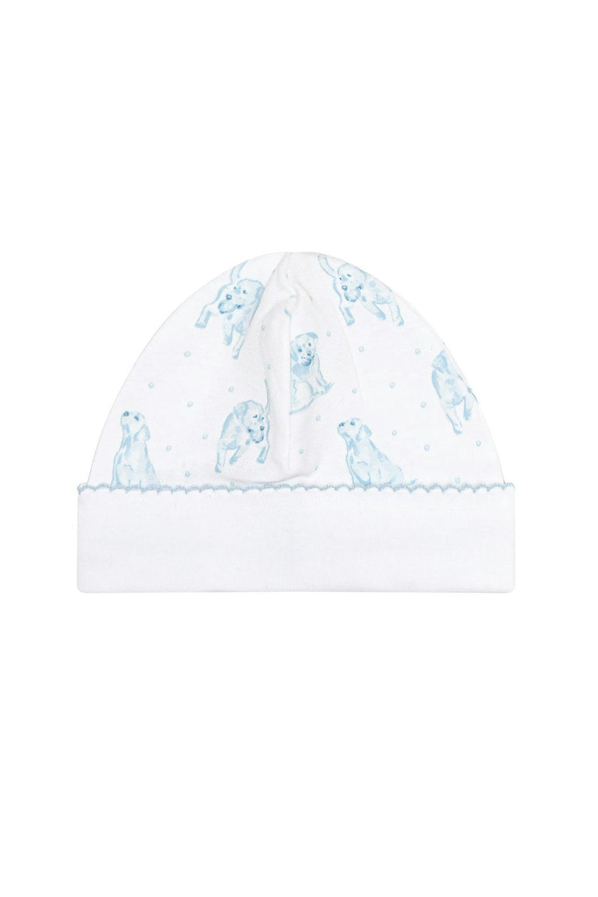 Blue Puppy Love Print Hat