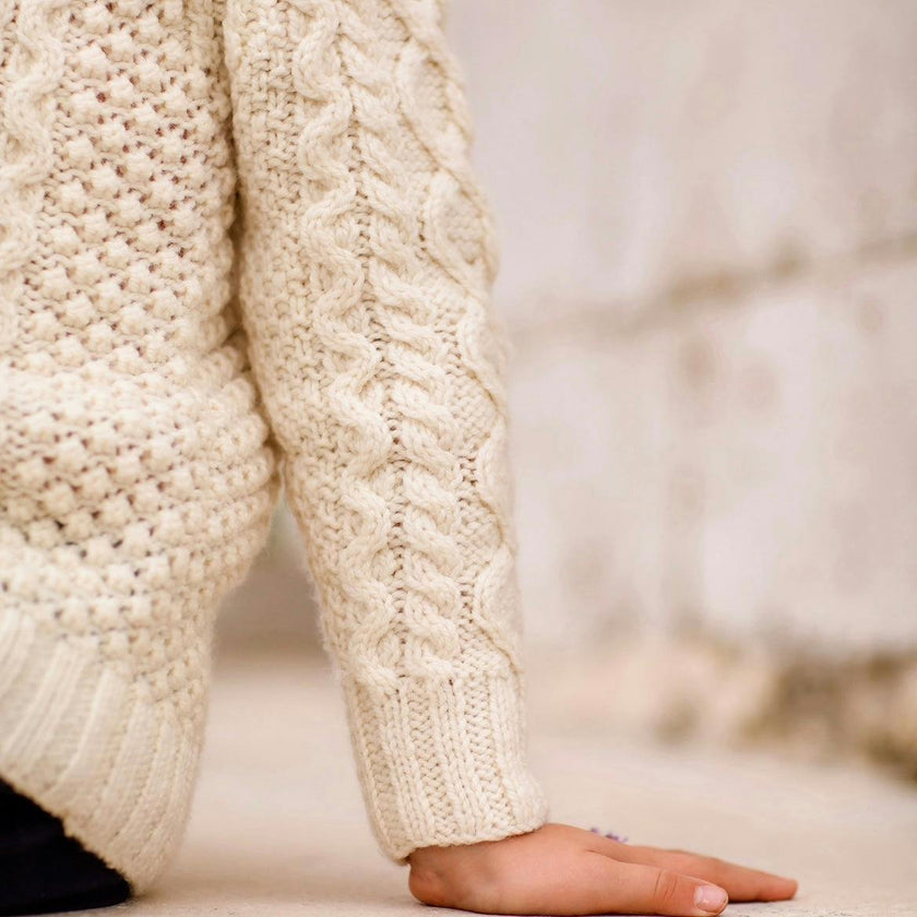 Belsize Merino Cardigan - Milk