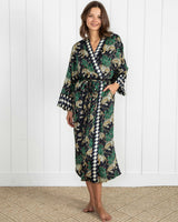 Bagheera - Eco Satin Robe - Ink