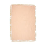 6-Layer Cotton Muslin Baby Blanket (Rose Pink)