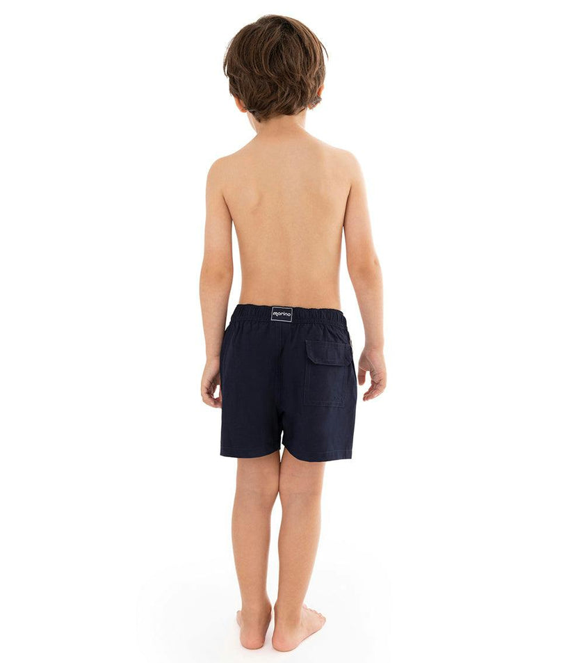 boys solid swim shorts navy
