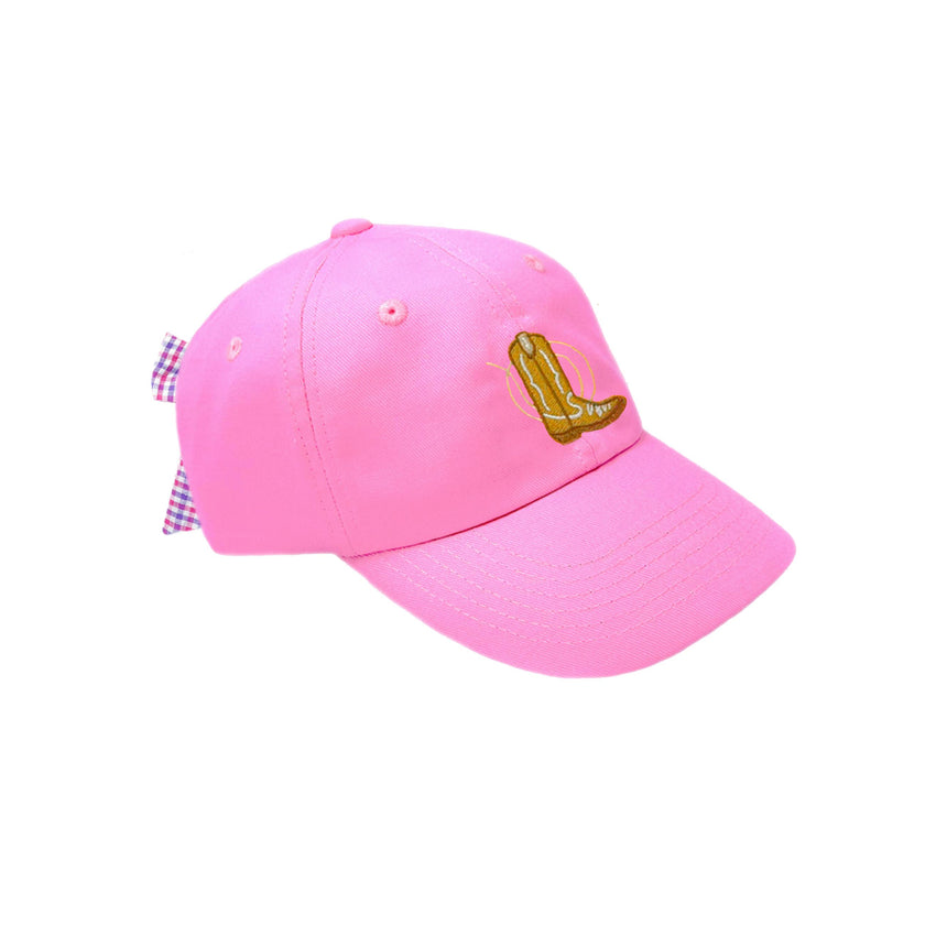 Cowgirl Boot Bow Baseball Hat (Baby, Youth)