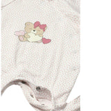 Newborn Girl Teddy Romper