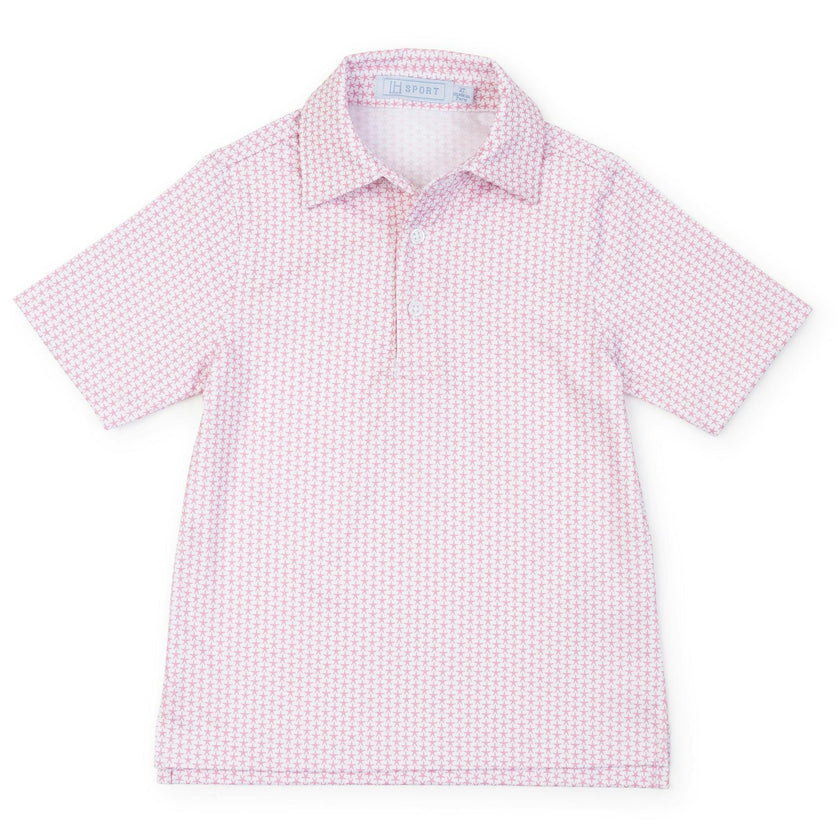Will Boys' Performance Polo by LH Sport - Cayman Coral