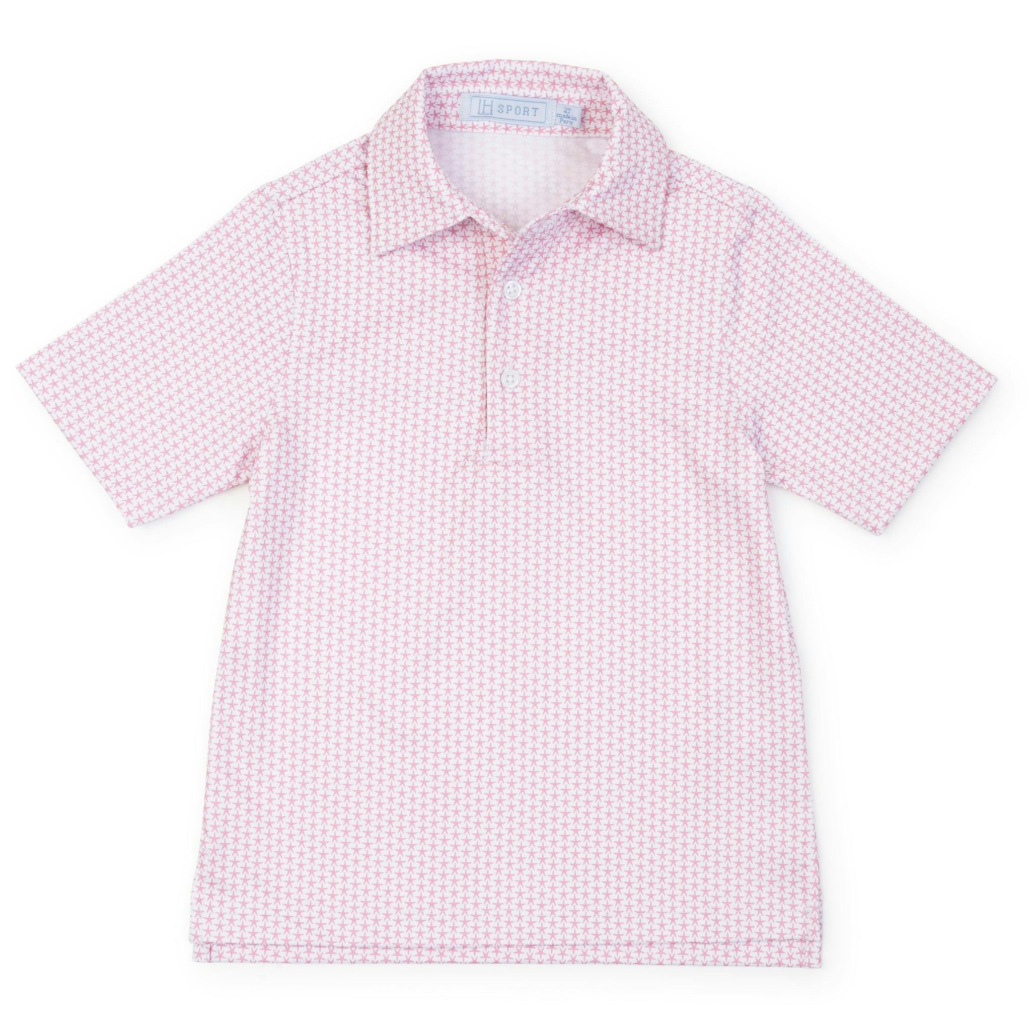 Will Boys' Performance Polo by LH Sport - Cayman Coral