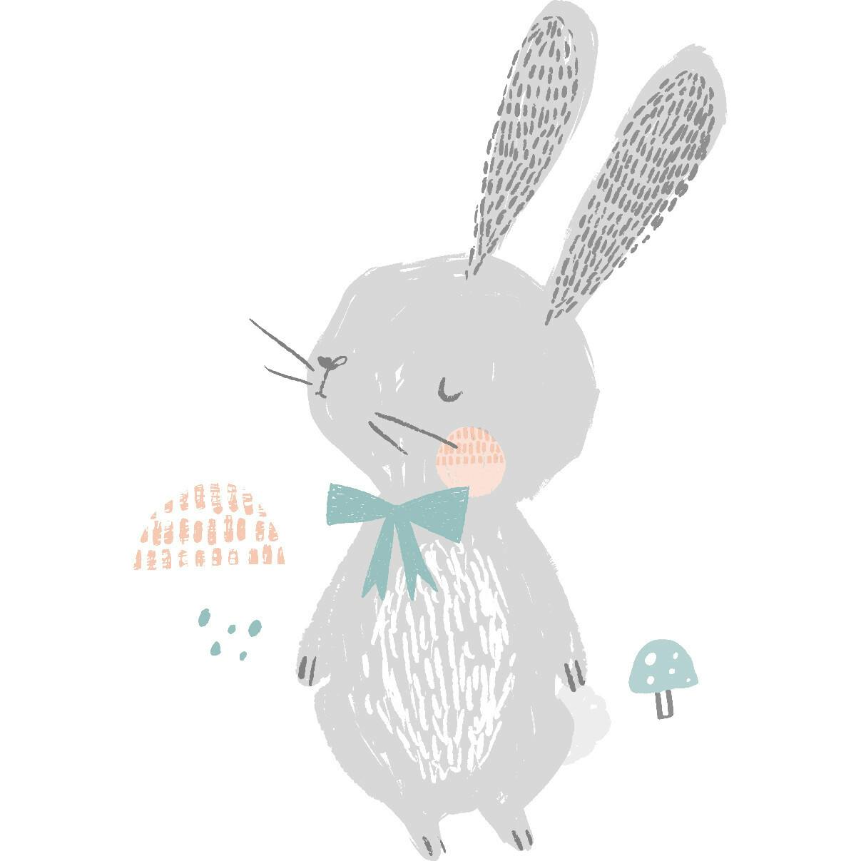 graphic tee | spring bunny