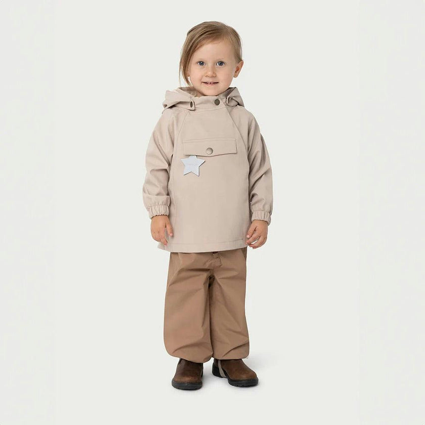 MINI A TURE MATWAI Spring Softshell Jacket. GRS - Sesame