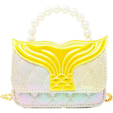 Mermaid Tail Pearl Handle Bag