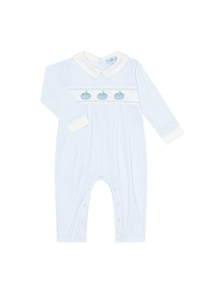 Blue Pumpkin Patch Embroidered Playsuit