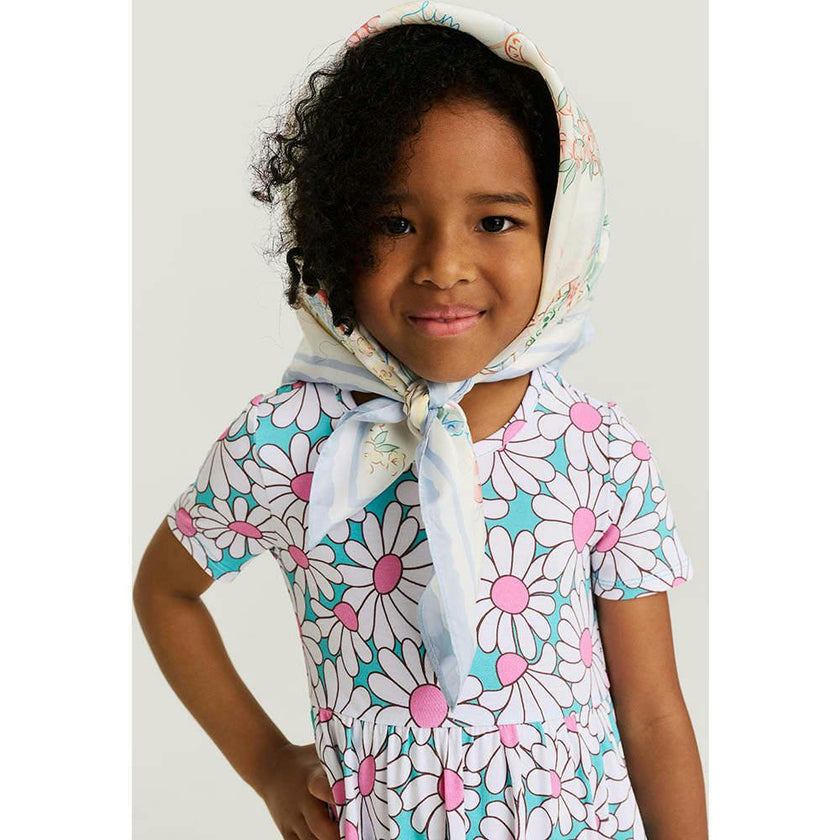 Retro Daisy Twirl Dress