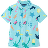 Kids 2-Piece Fun Print Matching Buttondown Set