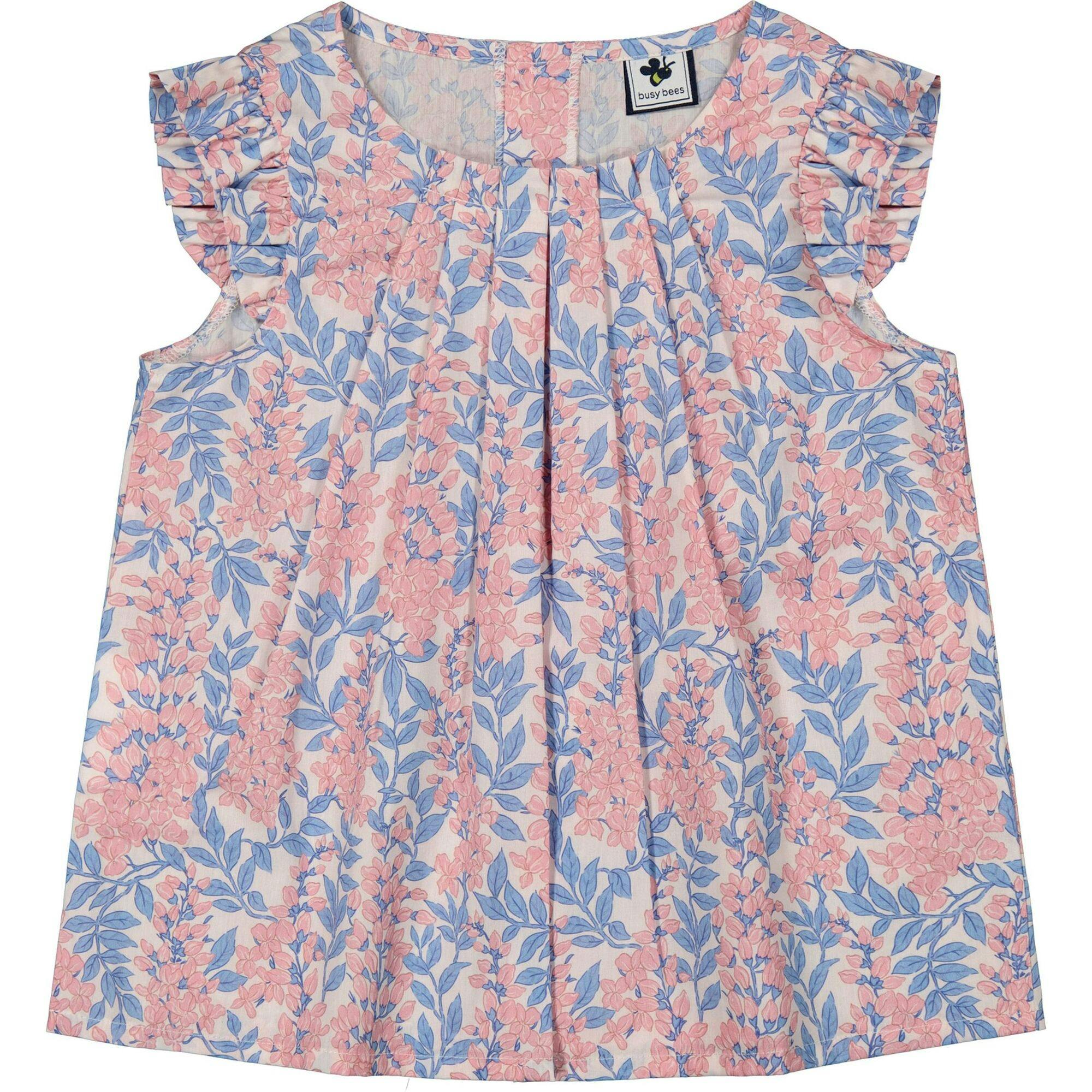 Lola Womens Blouse Blush Pink Eyelet, Pink Eyelet