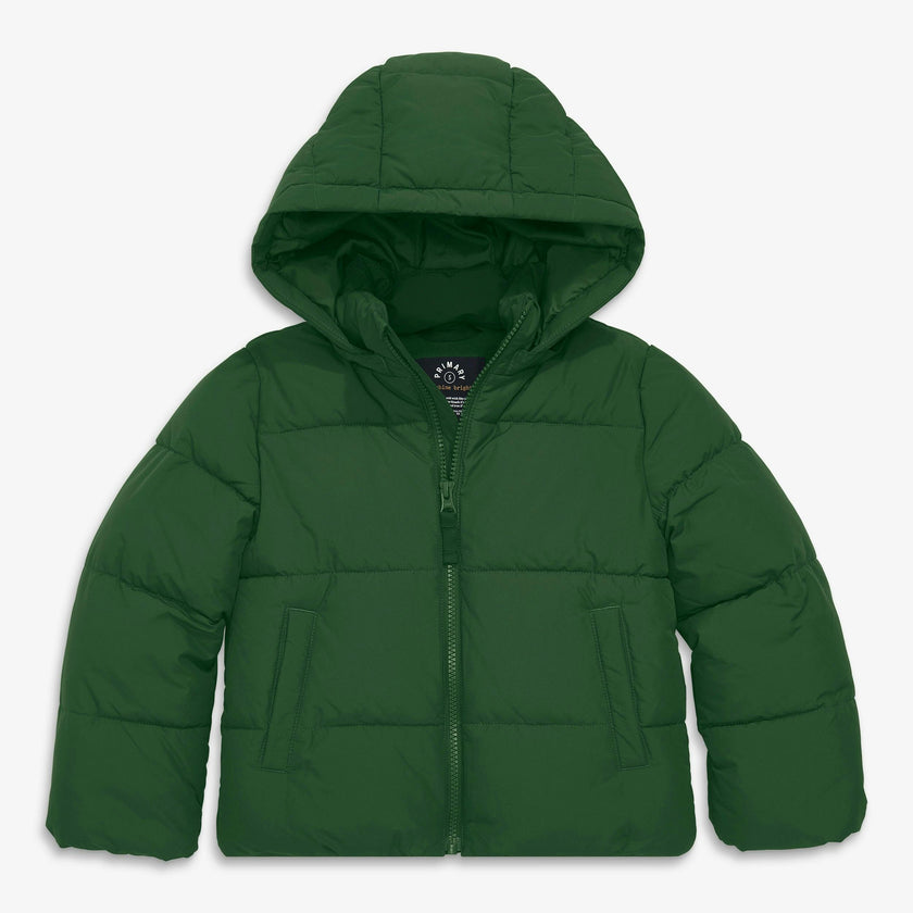 Kids fleece-lined puffer jacket