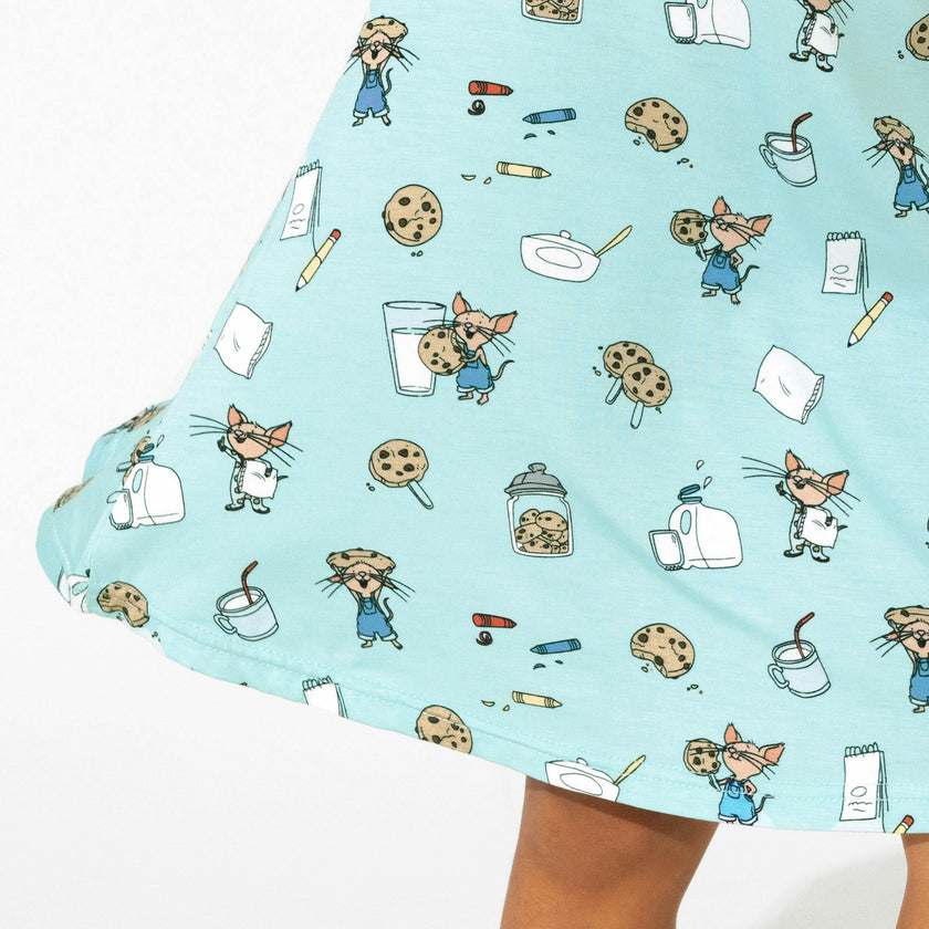 If You Give a a Cookie Bamboo Girls' Long Sleeve Dress