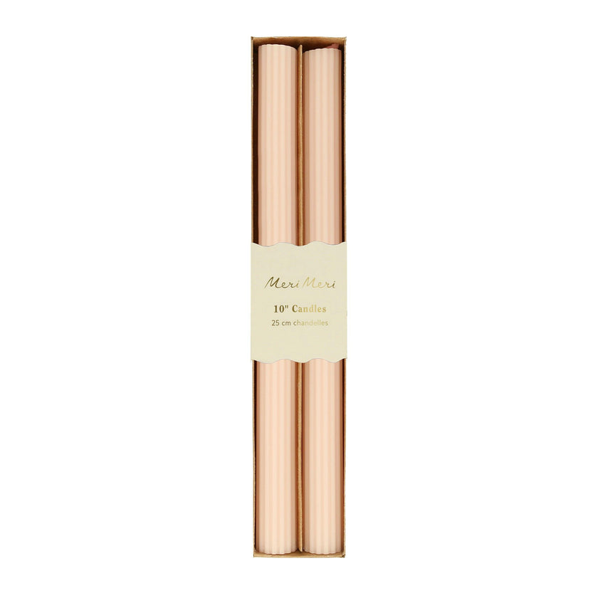 Ballet Slipper Pink Table Candles