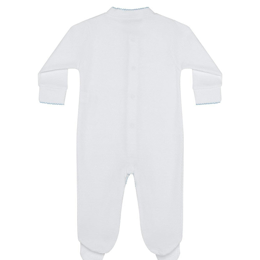 White Bubble Baby Footie