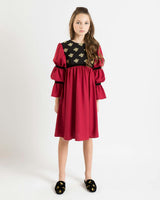 Bella dress (pink without golden embroidery blooms)