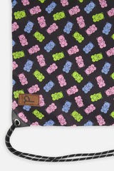 Little Girl Gummy Bears Lightweight Durable Drawstring Bag