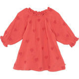 BONTON Milie Baby Dress - Rose Faroe