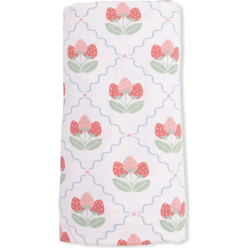 Sweet Strawberries - Swaddle Blanket