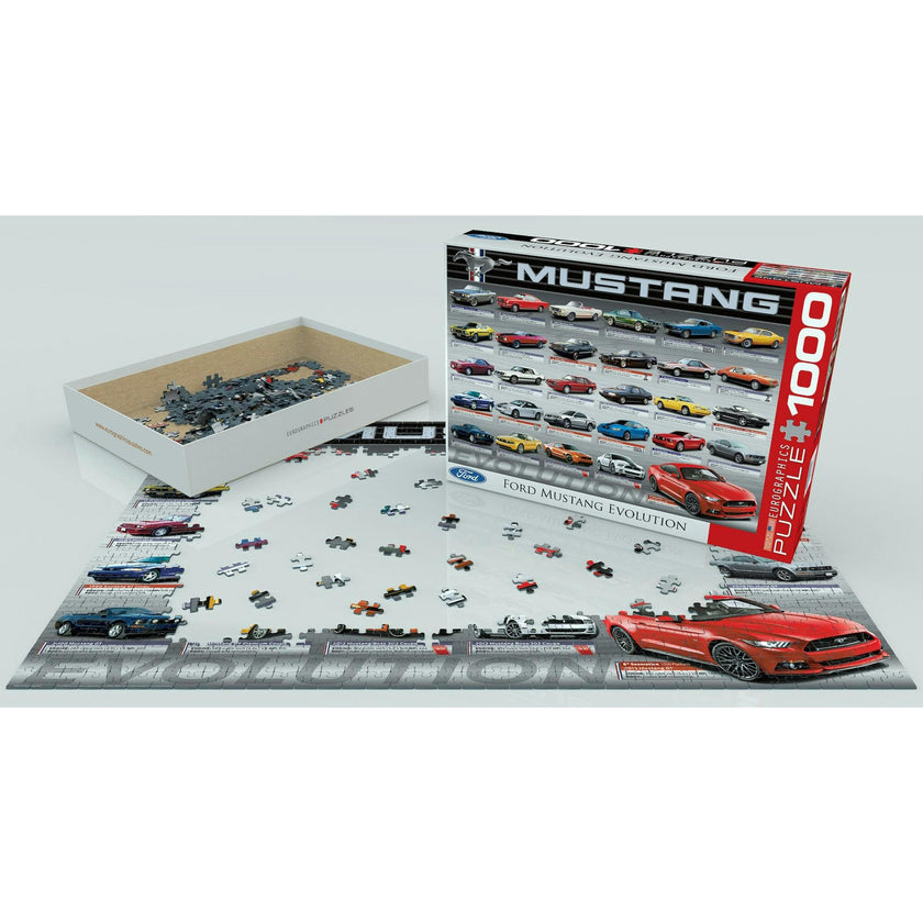 Evolution: Ford Mustang - 1000 pc Puzzle