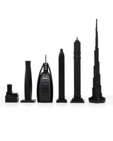 Chess Set Acrylic DUBAI Edition with Dubai Map Board