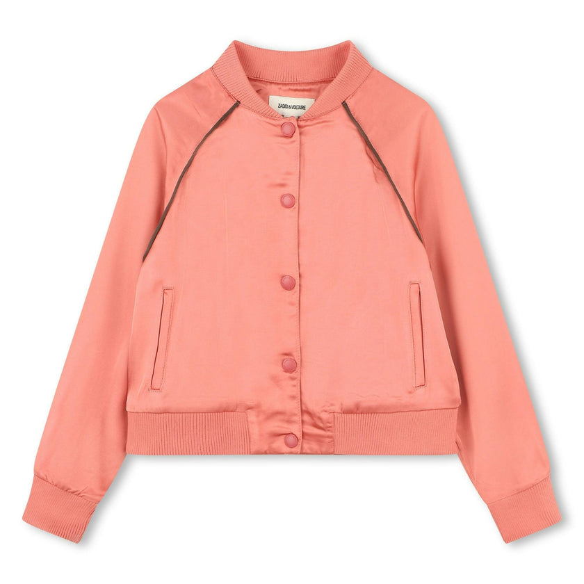 ZADIG & VOLTAIRE Heart Eyes Bomber Jacket
