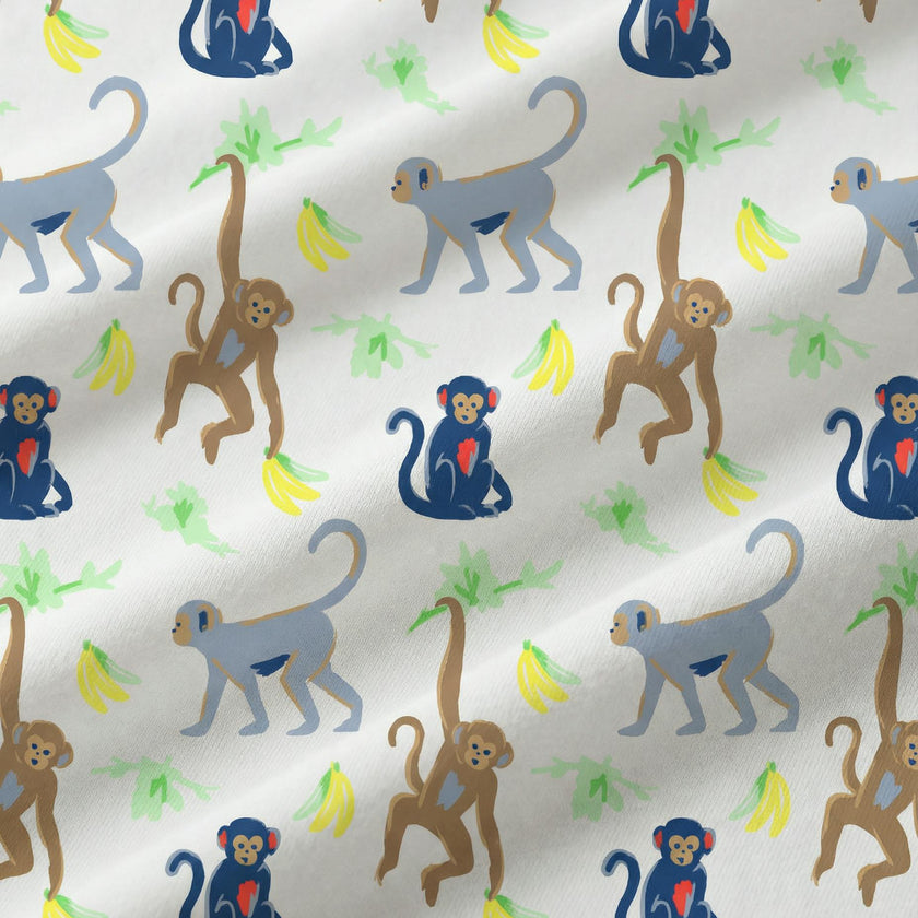 The Organic Zipper Footie [Monkeying Around]