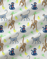 The Organic Zipper Footie [Monkeying Around]