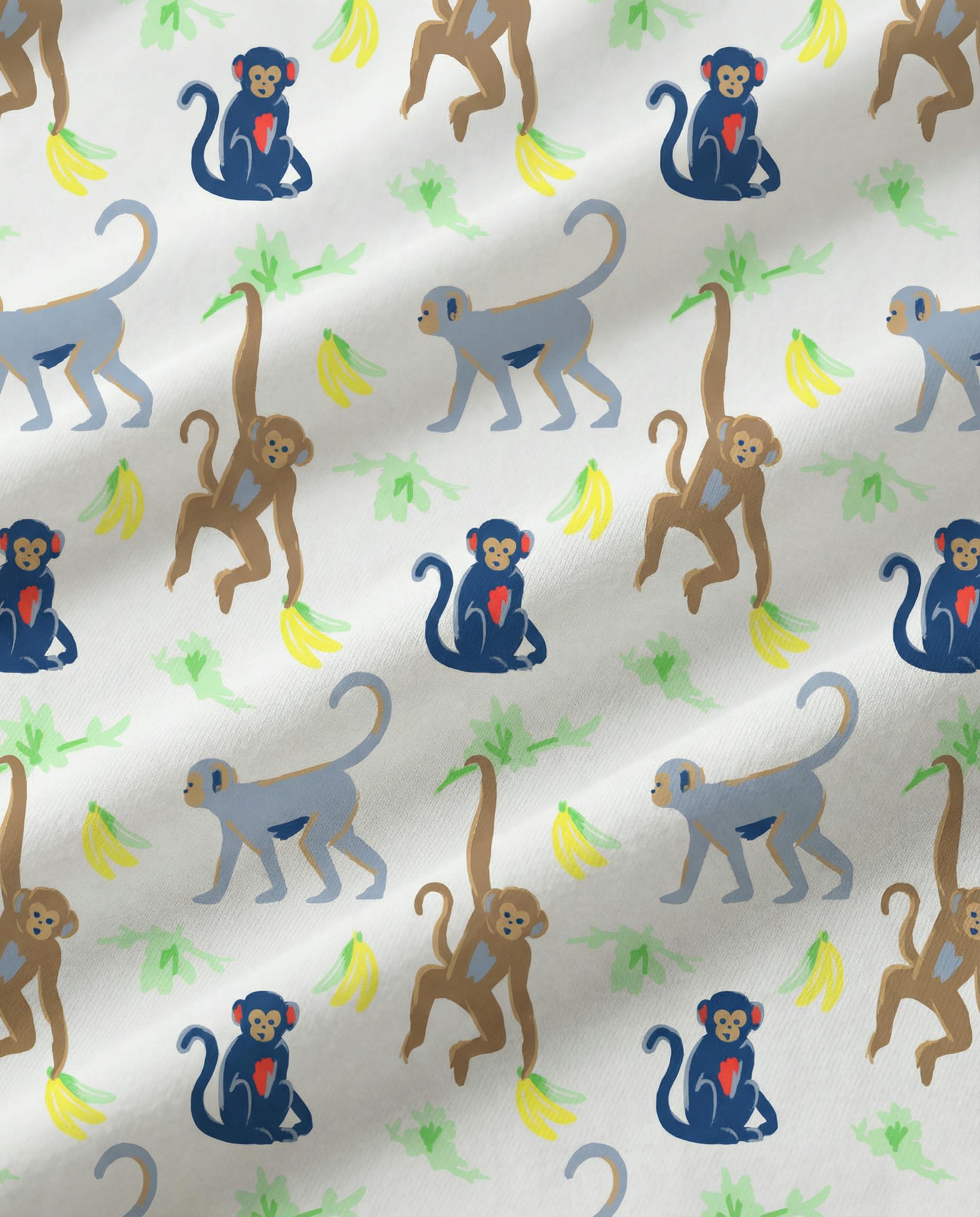 The Organic Zipper Footie [Monkeying Around]