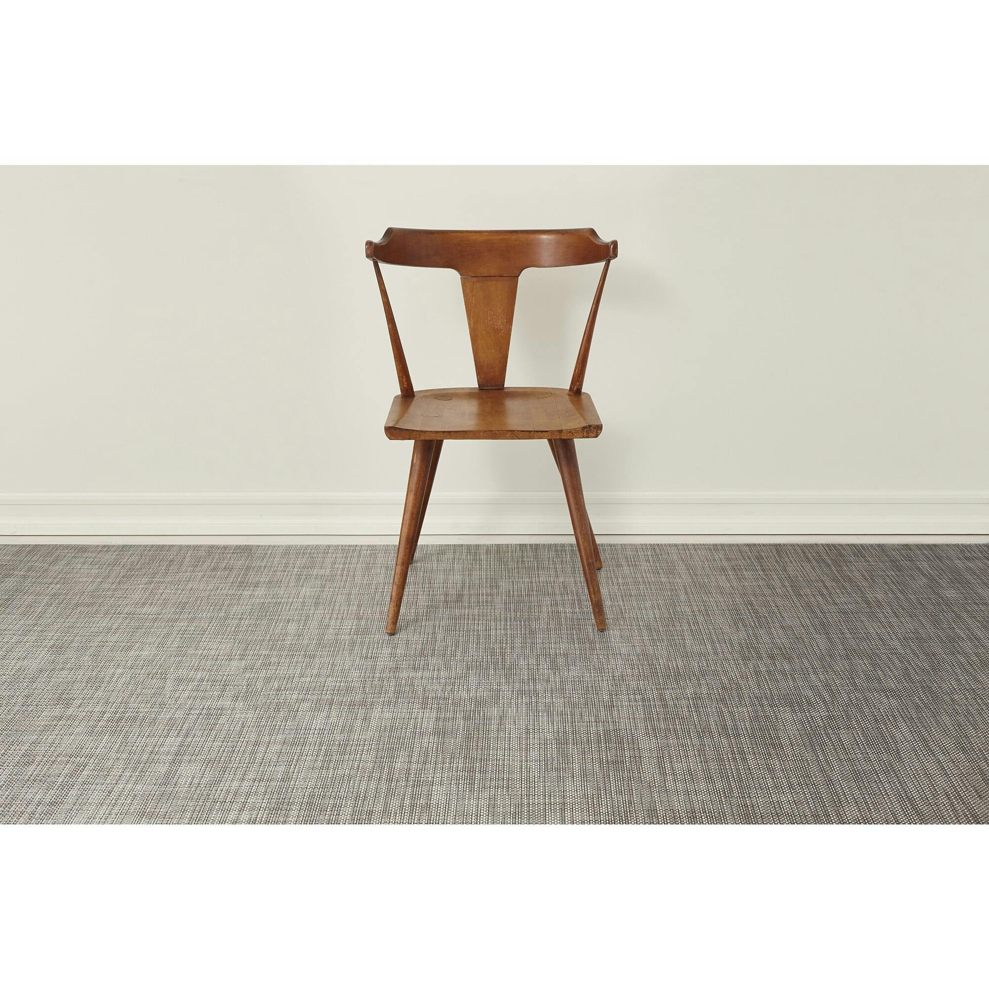 Basketweave Floor Mat, Grey