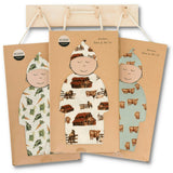 Tutu Bamboo Newborn Gown & Hat Set