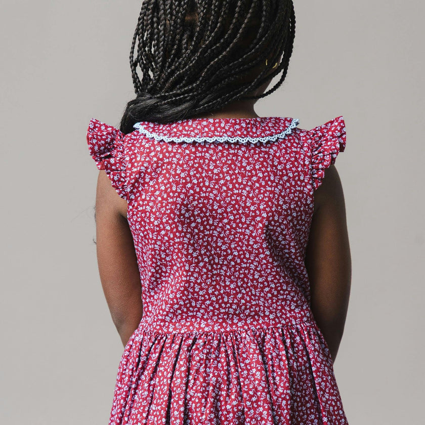 Linen Dress with Peter Pan Collar