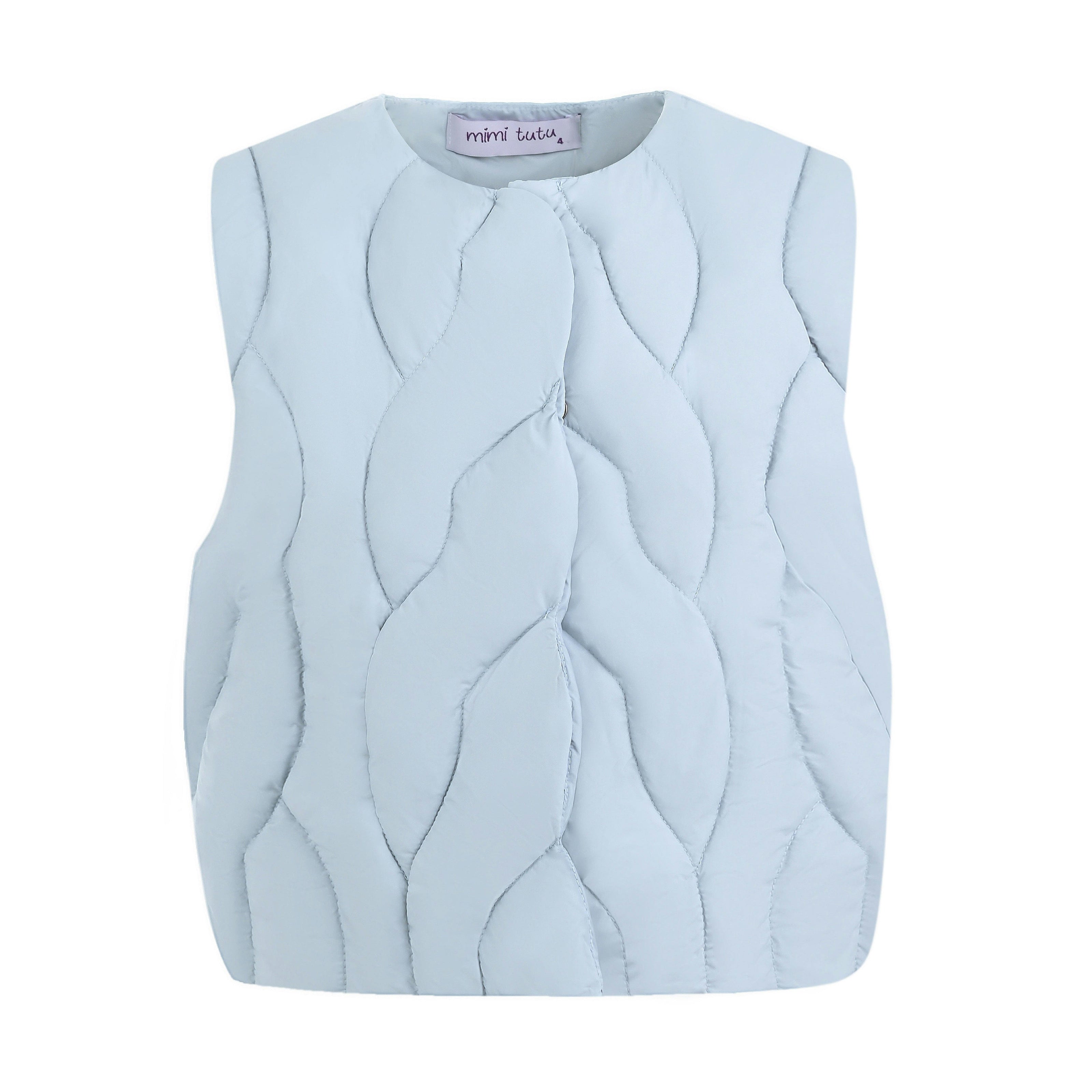Blue Quilted Vest
