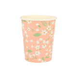 Set of 12 Ditsy Floral Cups