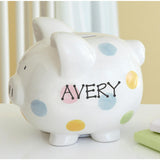 Polka Dot Piggy Bank
