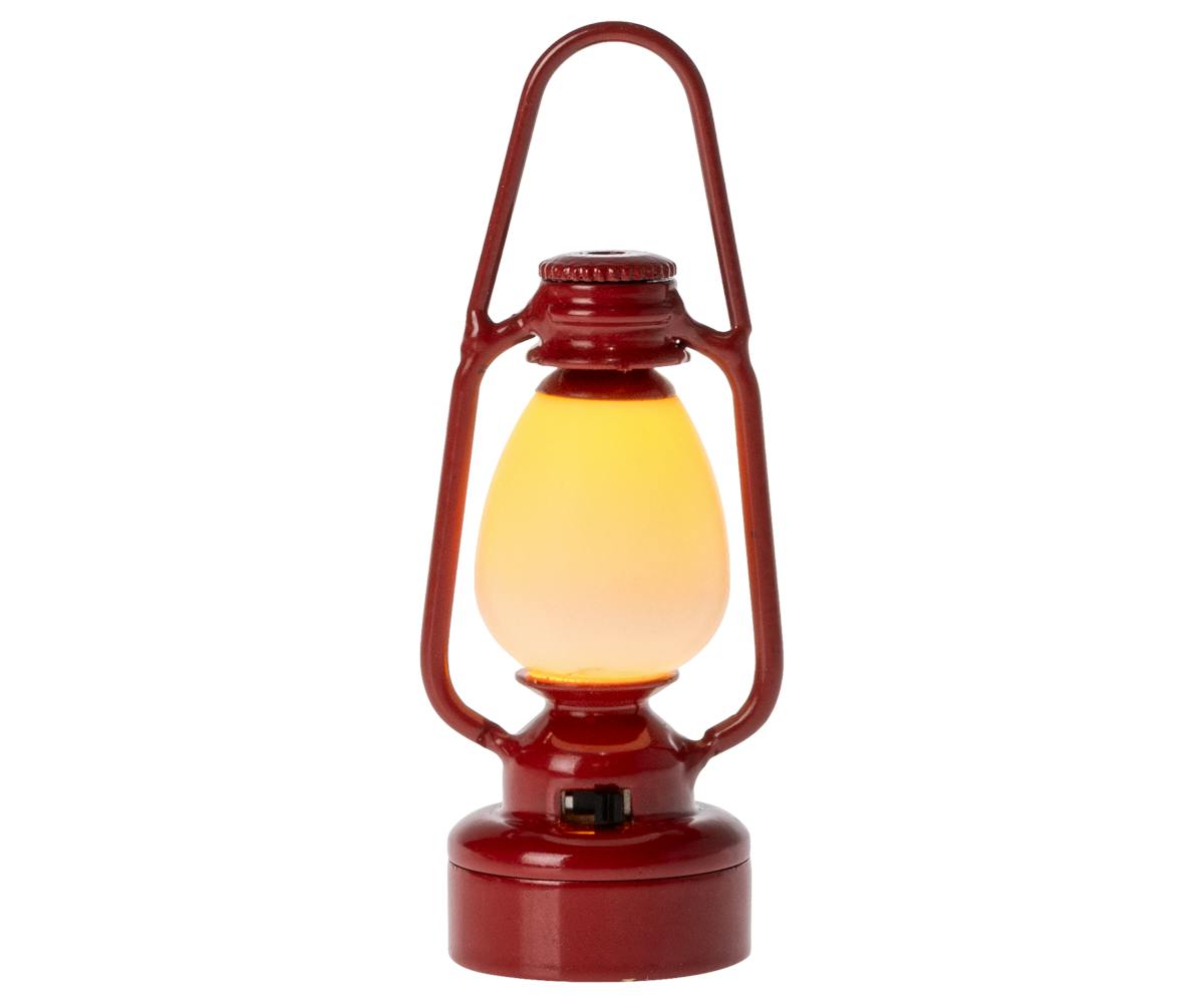 Vintage lantern, Mouse - Red