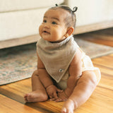 Cotton Muslin + Fleece Bandana Bib 4 Pack - Sea